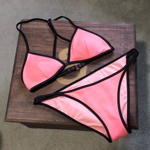 Pink Victoria’s Secret Triangle Bikini